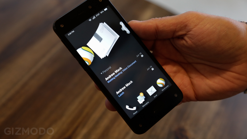Illustration for article titled Amazon Fire Phone Hands-On: Great For Amazon, Less For You